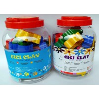 加拿大不干循環(huán)使用、軟硬可變特性彩泥（橡皮泥）